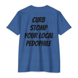 Graphic T-Shirt — “Give Violence a Chance” / Back: “Curb Stomp Your Local Pedophile”