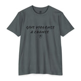 Graphic T-Shirt — “Give Violence a Chance” / Back: “Curb Stomp Your Local Pedophile”