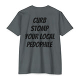 Graphic T-Shirt — “Give Violence a Chance” / Back: “Curb Stomp Your Local Pedophile”