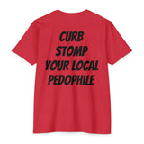 Graphic T-Shirt — “Give Violence a Chance” / Back: “Curb Stomp Your Local Pedophile”
