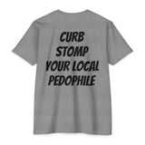 Graphic T-Shirt — “Give Violence a Chance” / Back: “Curb Stomp Your Local Pedophile”