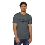 Graphic T-Shirt — “Give Violence a Chance” / Back: “Curb Stomp Your Local Pedophile”