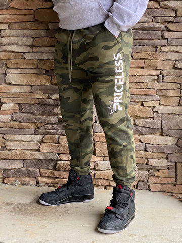 Green Camo Joggers