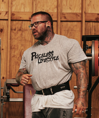 Grey "Priceless Lifestyle" T-Shirt