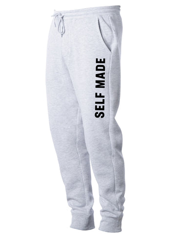 Grey "Self-Made" Jogger